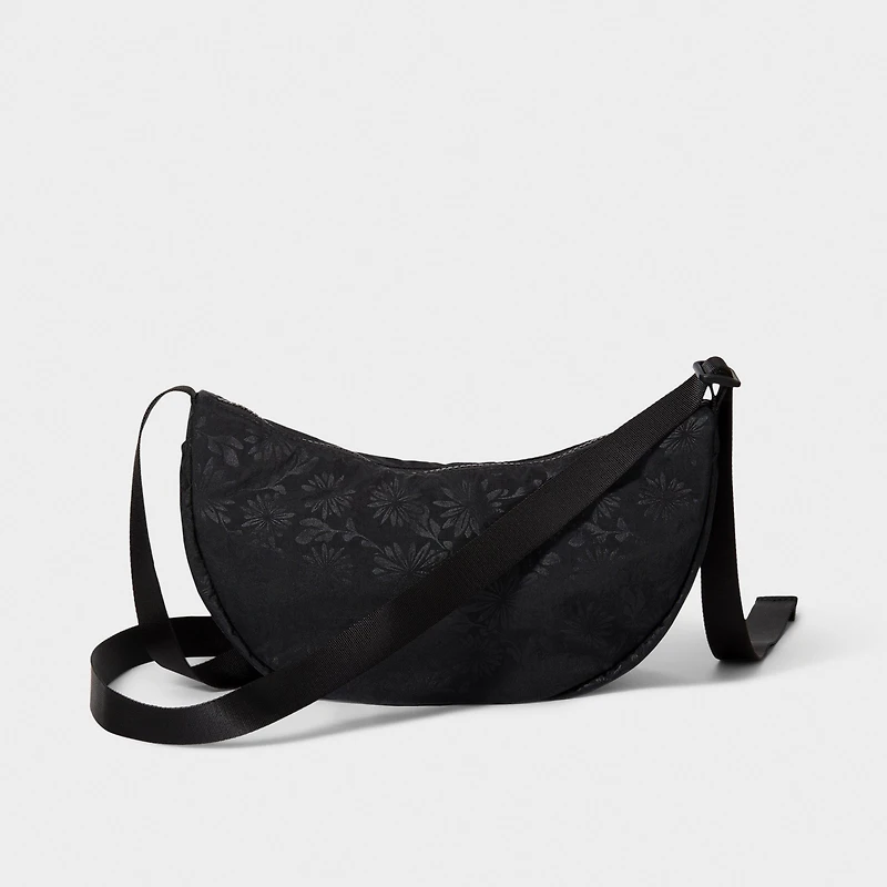 Women's Nike Aura Floral Crescent Crossbody Bag