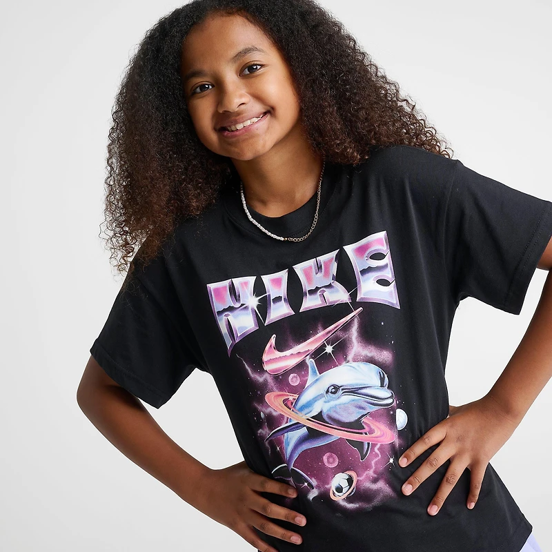 Girls' Big Kids' Nike Sportswear Futura Graphic T-Shirt