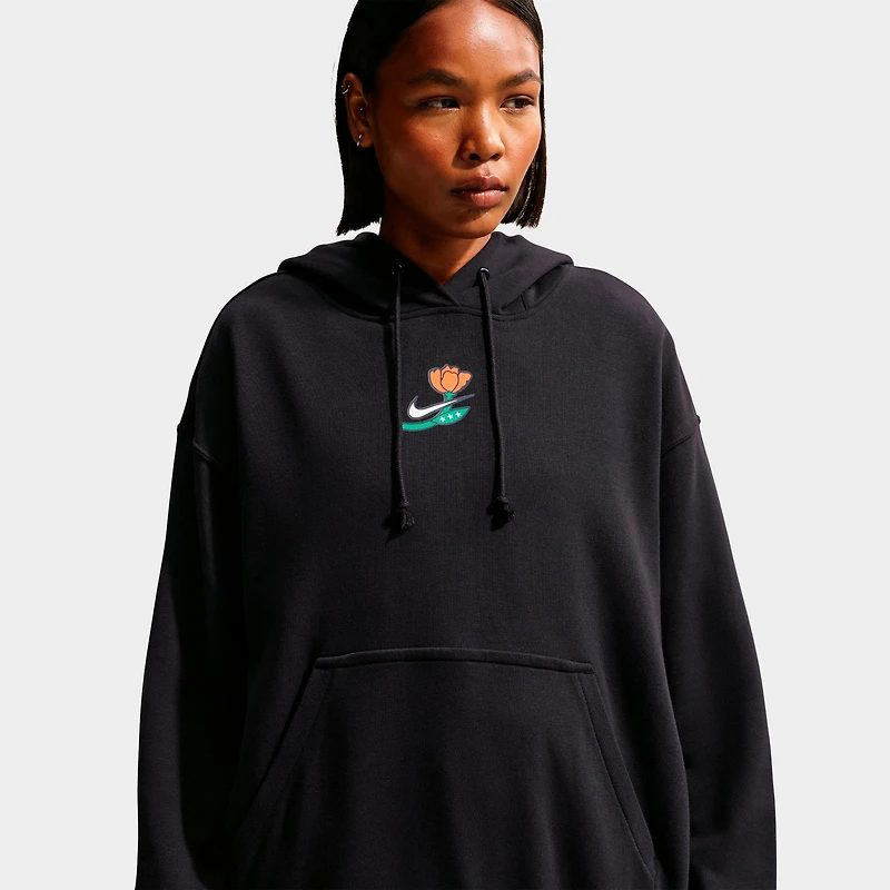 Women's Nike Phoenix Fleece Oversized Pullover Basketball Hoodie