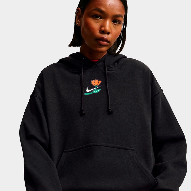 Women's Nike Phoenix Fleece Oversized Pullover Basketball Hoodie
