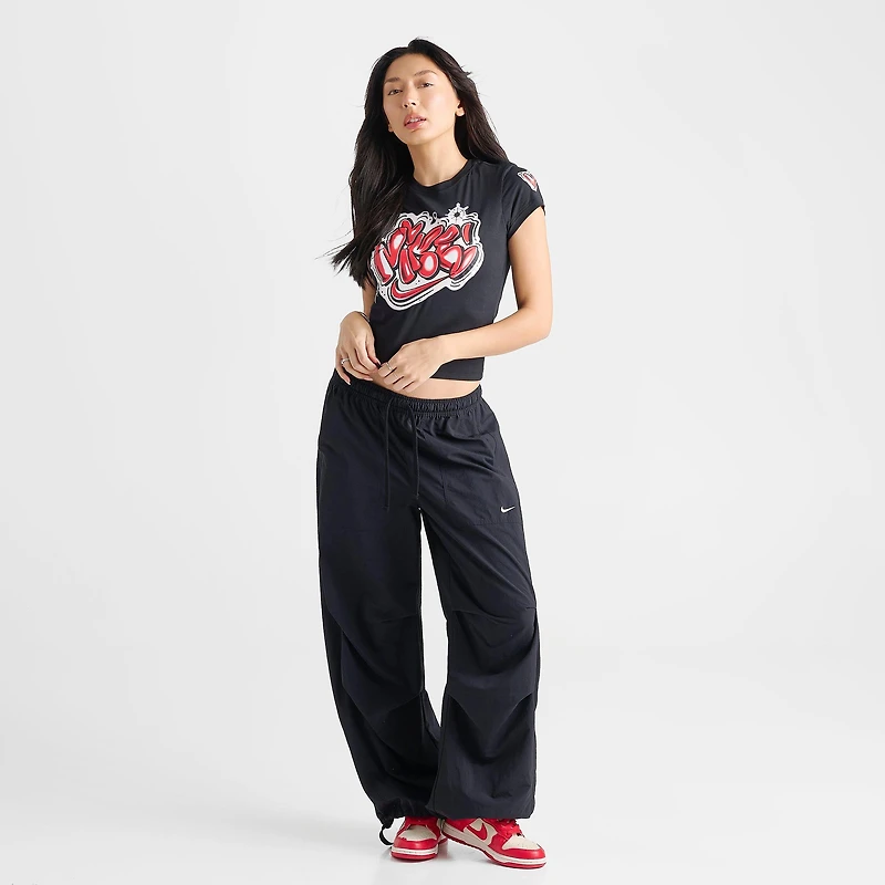 Women's Nike Sportswear Chill Knit Airbrushed Slim Cropped T-Shirt