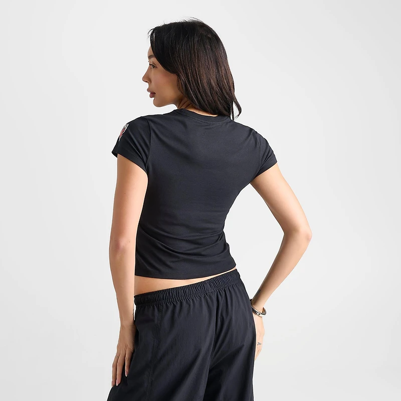 Women's Nike Sportswear Chill Knit Airbrushed Slim Cropped T-Shirt