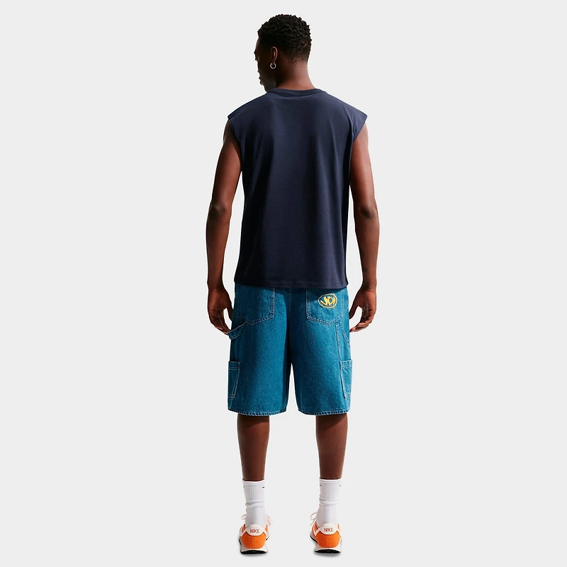 Men's Nike Sportswear JDI Orange Graphic Sleeveless T-Shirt