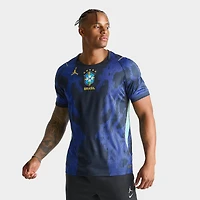 Men's Jordan Brazil 2026 Stadium Away Dri-FIT Replica Soccer Jersey