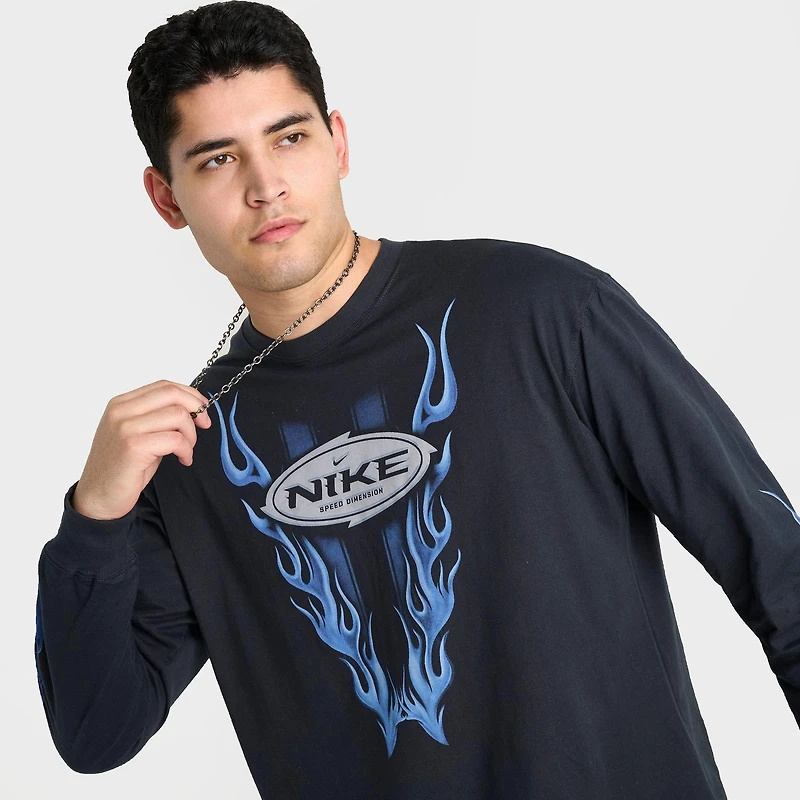 Men's Nike Sportswear Max 90 Heat Long-Sleeve T-Shirt
