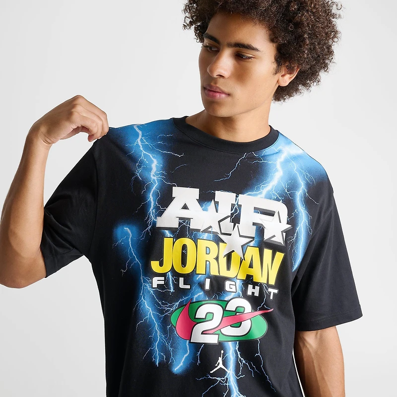 Men's Jordan Brooklyn Flight Lightning T-Shirt