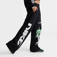 Women's Nike Studio Fleece Medium-Weight Oversized Straight-Leg Graphic Pants