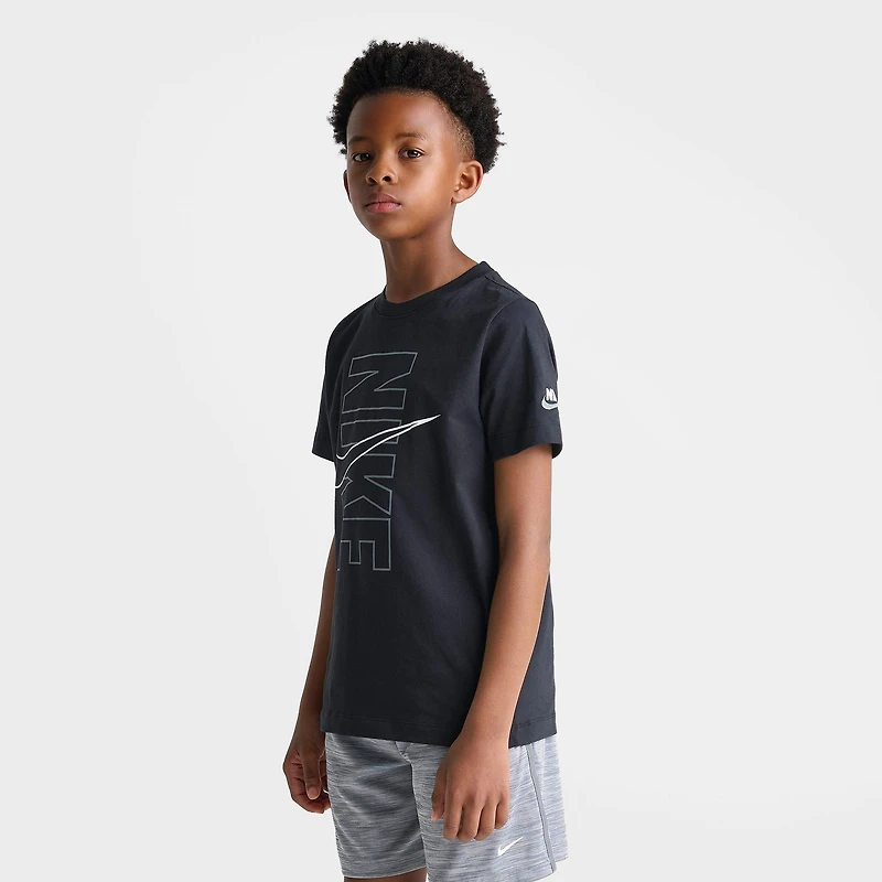 Big Kids' Nike Sportswear Block Graphic T-Shirt