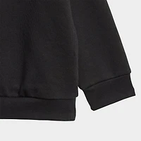 Infant and Toddler adidas Originals Trefoil Crewneck Sweater Jogger Pants Set