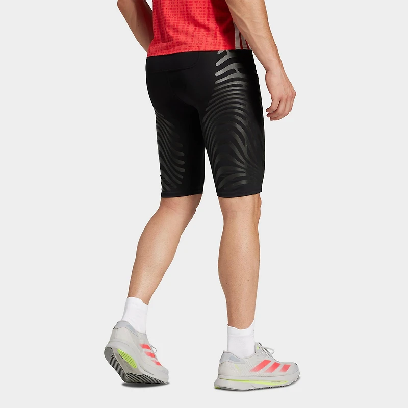 Men's adidas adiZero Control Running Legging Shorts