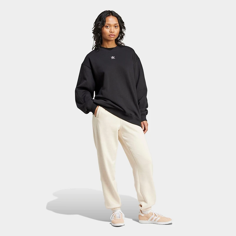 Women's adidas Originals Essentials Fleece Long Oversized Crewneck Sweatshirt