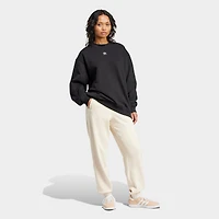 Women's adidas Originals Essentials Fleece Long Oversized Crewneck Sweatshirt