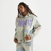 Men's Smoke Rise Dystopia Panther Denim Jacket