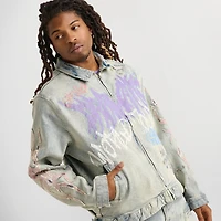 Men's Smoke Rise Dystopia Panther Denim Jacket