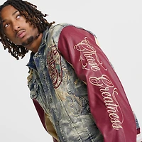 Men's Smoke Rise Academy Denim Varsity Jacket