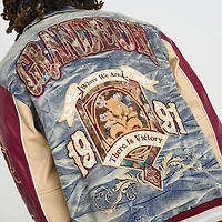 Men's Smoke Rise Academy Denim Varsity Jacket