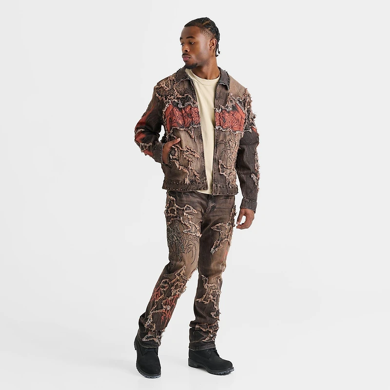 Men's Smoke Rise Ascended Deconstructed Denim Jacket