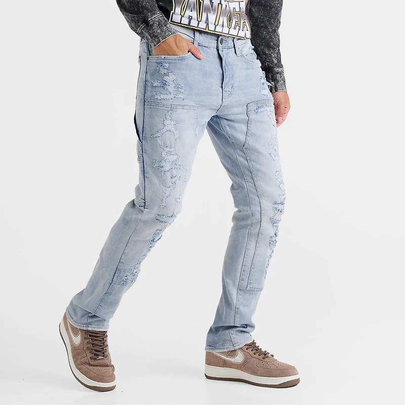 Men's Jordan Craig Distressed Carpenter Denim Jeans