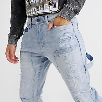Men's Jordan Craig Distressed Carpenter Denim Jeans