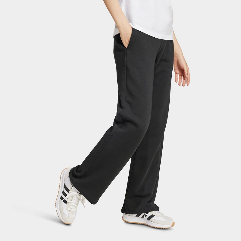 Women's adidas Sportswear Essentials Small Logo Feel Cozy Open-Hem Pants