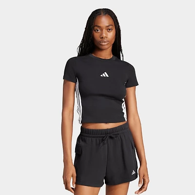 Women's adidas Sportswear Essentials 3-Stripes Slim Baby T-Shirt