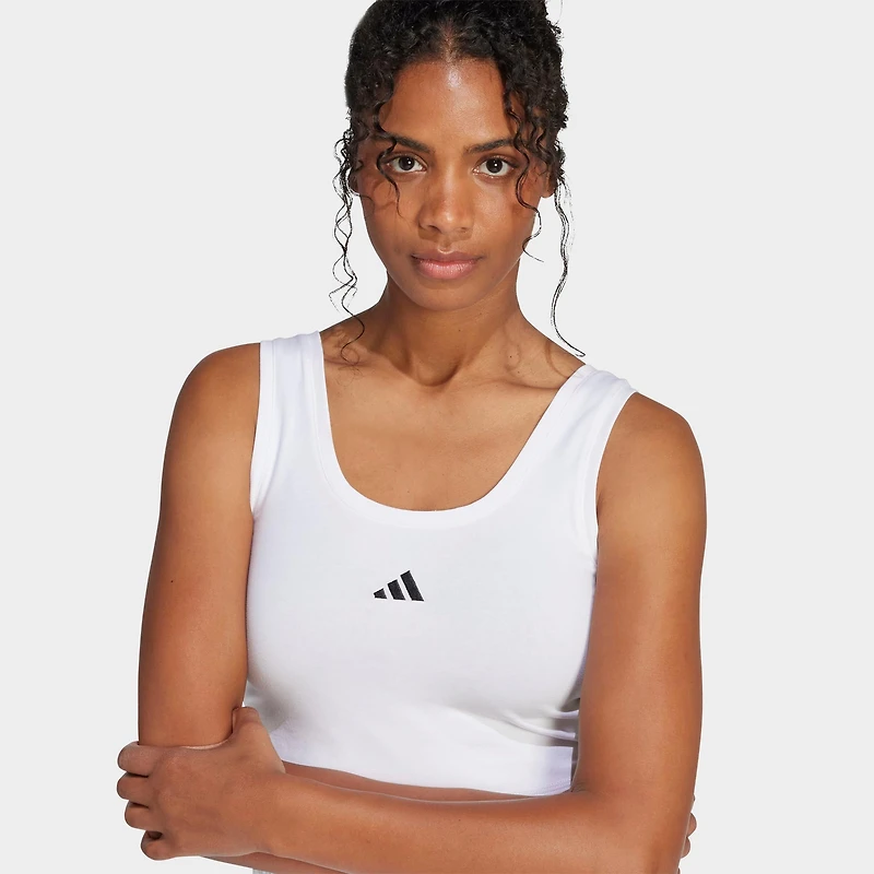 Women's adidas Sportswear Essentials Small Logo Cotton Lifestyle Tank Top