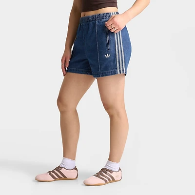 Women's adidas Originals adicolor Firebird Denim Shorts