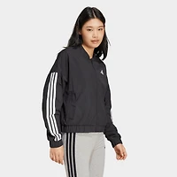 Women's adidas Sportswear Essentials 3-Stripes Lifestyle Woven Bomber Jacket