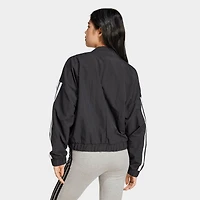 Women's adidas Sportswear Essentials 3-Stripes Lifestyle Woven Bomber Jacket