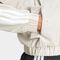 Women's adidas Sportswear Essentials 3-Stripes Lifestyle Woven Bomber Jacket