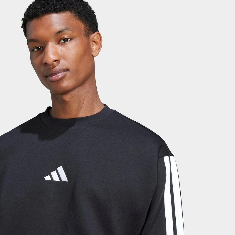 Men's adidas Essentials 3-Stripes Fleece Crewneck Sweatshirt