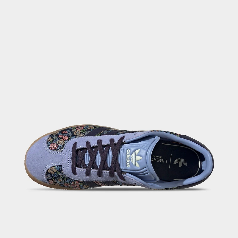 Big Kids' adidas Originals x Liberty London Gazelle Casual Shoes