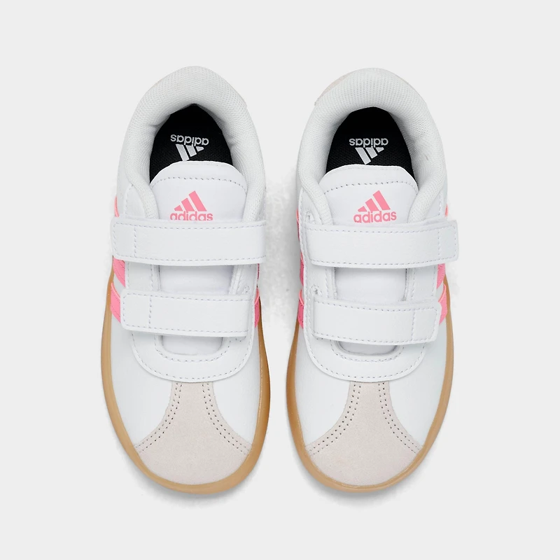 Kids' Toddler adidas VL Court 3.0 Hook-And-Loop Casual Shoes