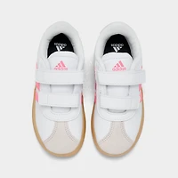 Kids' Toddler adidas VL Court 3.0 Hook-And-Loop Casual Shoes