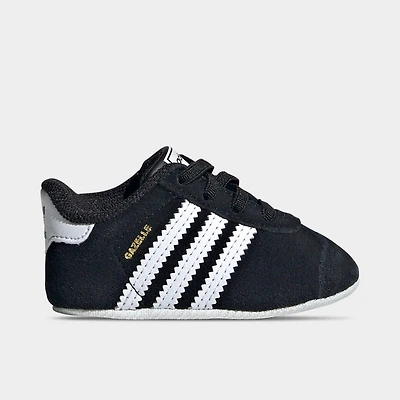 Infant adidas Originals Gazelle Stretch Lace Crib Shoes