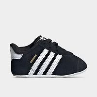 Infant adidas Originals Gazelle Stretch Lace Crib Shoes