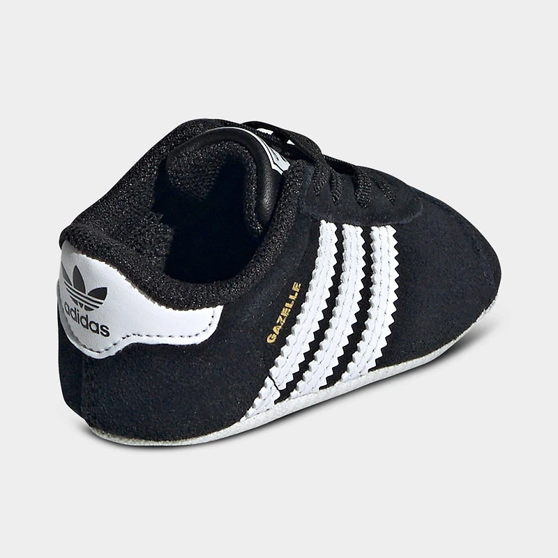 Infant adidas Originals Gazelle Stretch Lace Crib Shoes