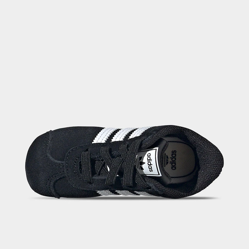 Infant adidas Originals Gazelle Stretch Lace Crib Shoes