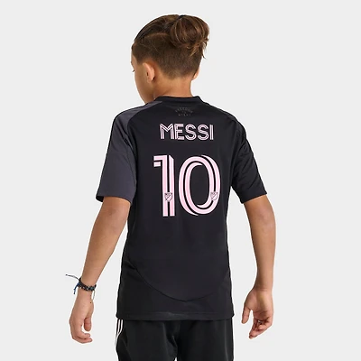 Big Kids' adidas Inter Miami CF 25-26 Messi Away Soccer Jersey