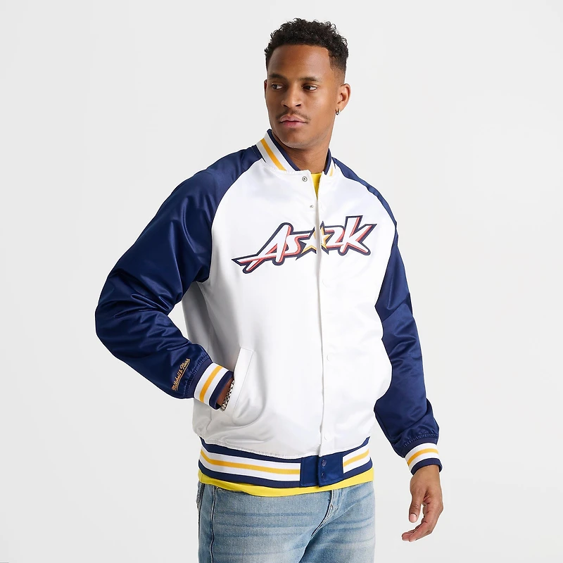 Men's Mitchell & Ness 2000 NBA All-Star Game Double Clutch Satin Jacket