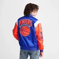 Men's Mitchell & Ness New York Knicks NBA Team Origins Satin Jacket