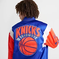 Men's Mitchell & Ness New York Knicks NBA Team Origins Satin Jacket