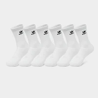Women's adidas Originals Trefoil Cushion Crew Socks (6-Pack)