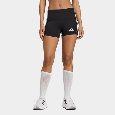Women's adidas 3-Stripes 4-Inch Volleyball Shorts