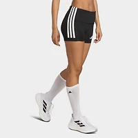 Women's adidas 3-Stripes 4-Inch Volleyball Shorts