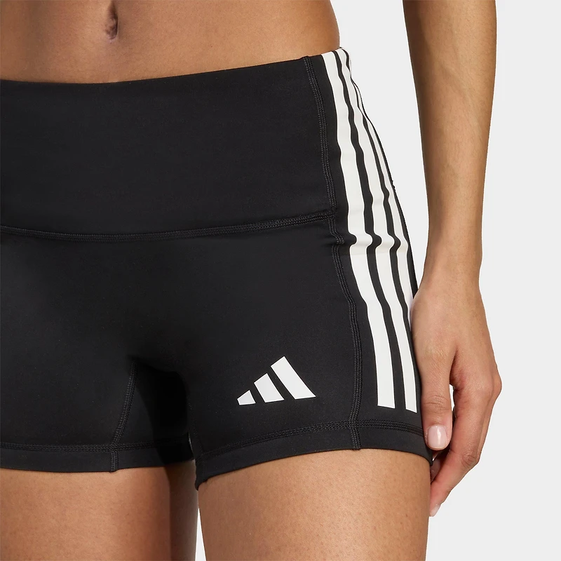 Women's adidas 3-Stripes 4-Inch Volleyball Shorts