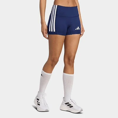 Women's adidas 3-Stripes 4-Inch Volleyball Shorts