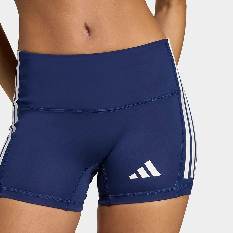 Women's adidas 3-Stripes 4-Inch Volleyball Shorts
