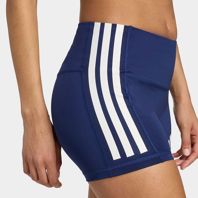 Women's adidas 3-Stripes 4-Inch Volleyball Shorts