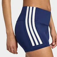Women's adidas 3-Stripes 4-Inch Volleyball Shorts